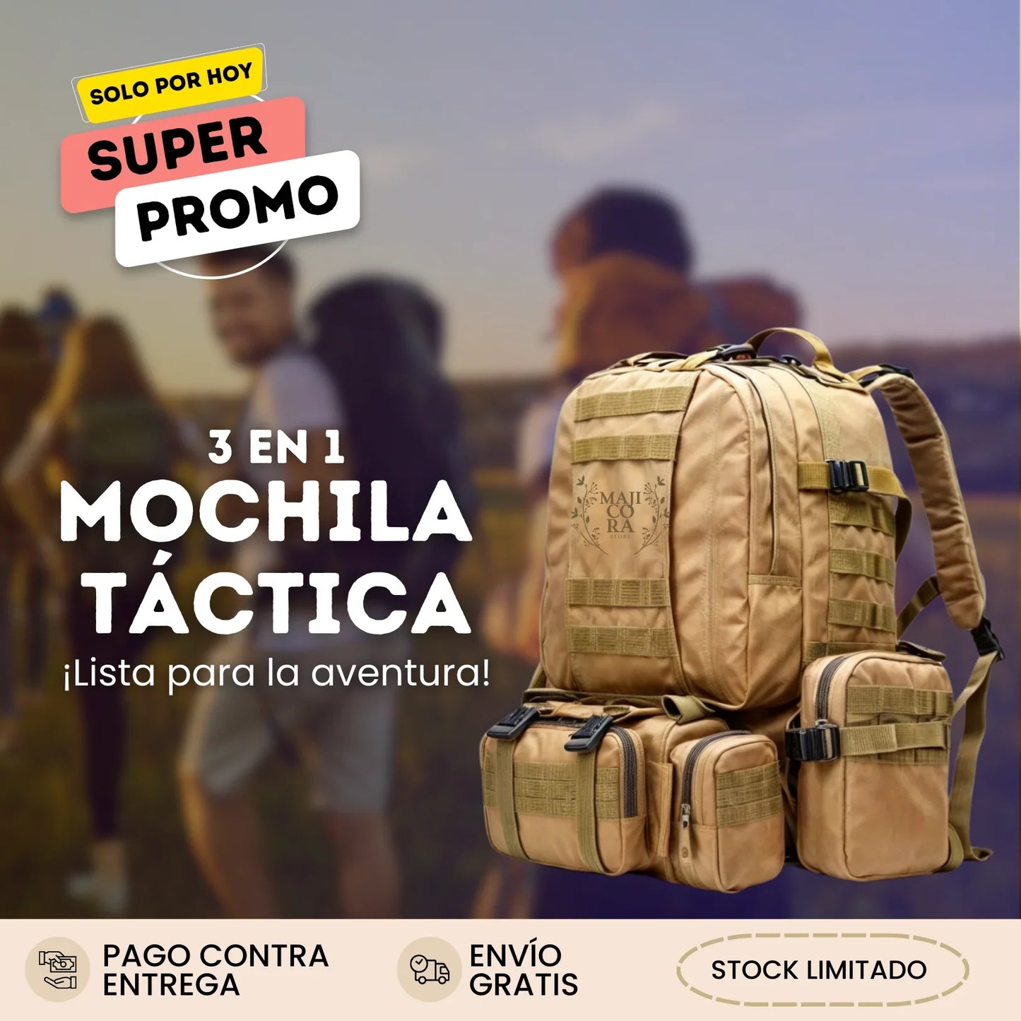 MORRAL 3 EN 1 TACTICO G6 | Lugo
