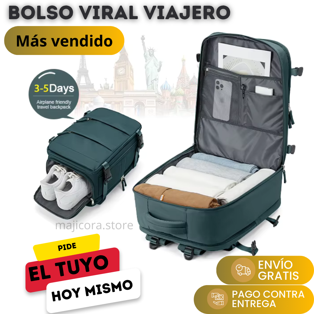 MORRAL DE VIAJE AMAZON TRAVELERS BACKPACK